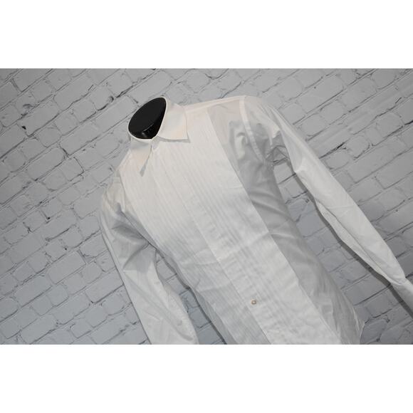 Brooks Brothers Dress Shirt Mens Size Medium 15.5-34 Slim Fit French Cuffs - Picture 3 of 7